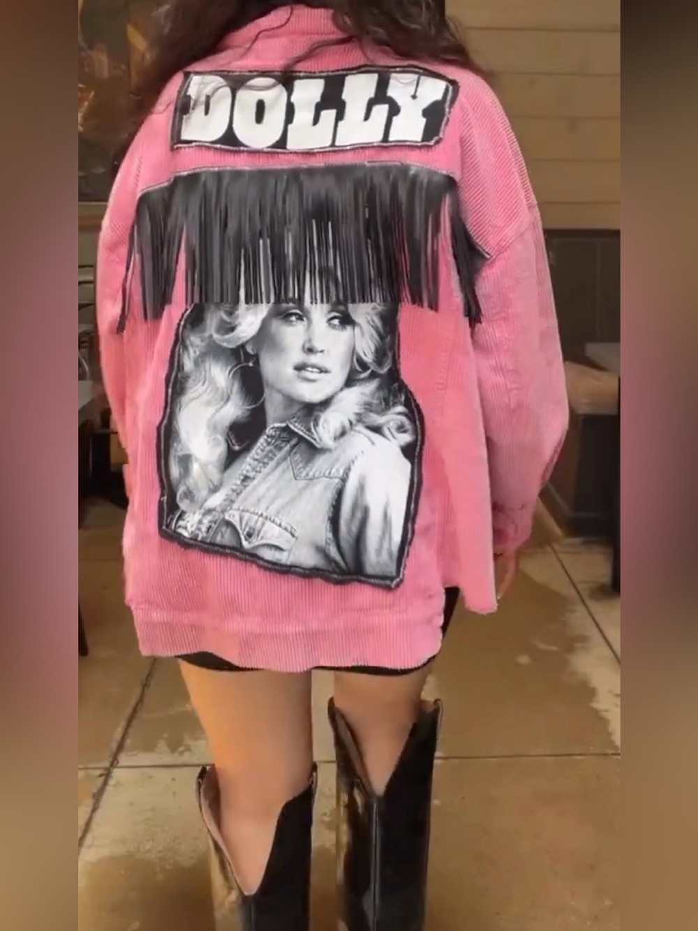 Dolly Parton custom-made jacket